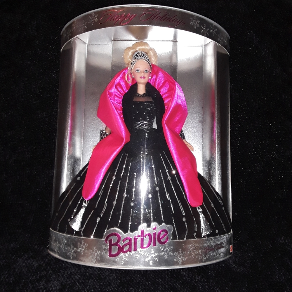 NWT Barbie 1998 Happy Holidays Box Error